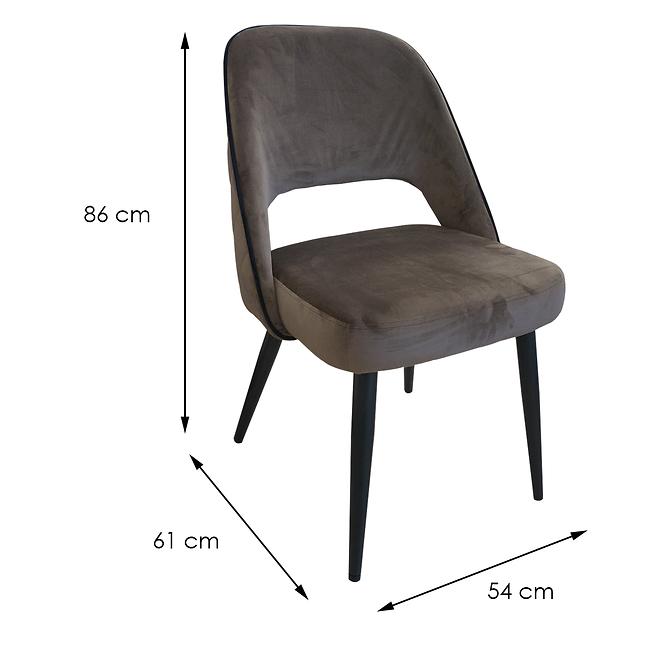 Stolička WY-8111A BROWN 81 +BLACK