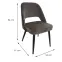 Stolička WY-8111A BROWN 81 +BLACK,2