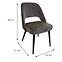 Stolička WY-8111A BROWN 81 +BLACK,2