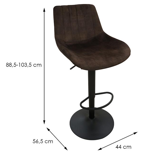 Stolička WY-5193Y DARK BROWN 116-27