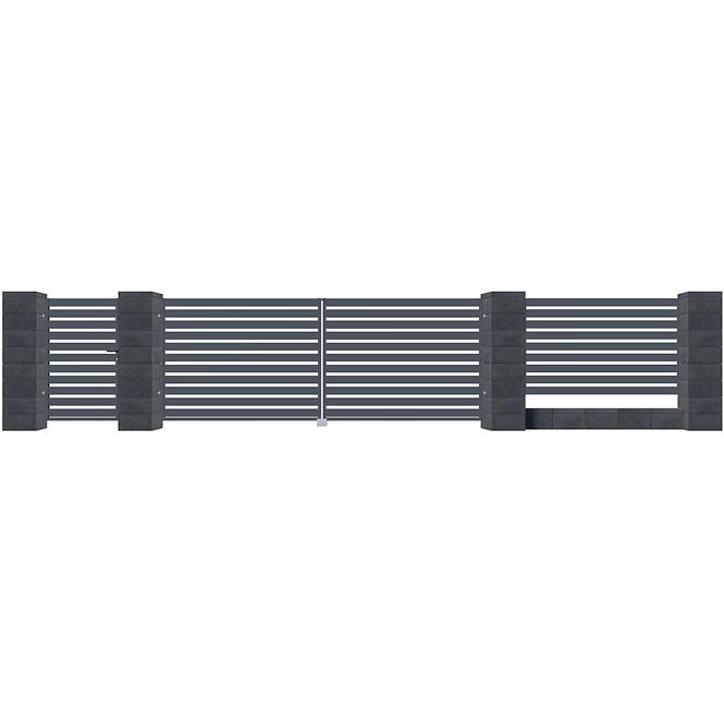 Plotový panel SZAFIR 118X199  RAL 7024   W10867