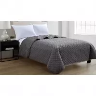 Prikrývka na posteľ D3 šedá 170x220