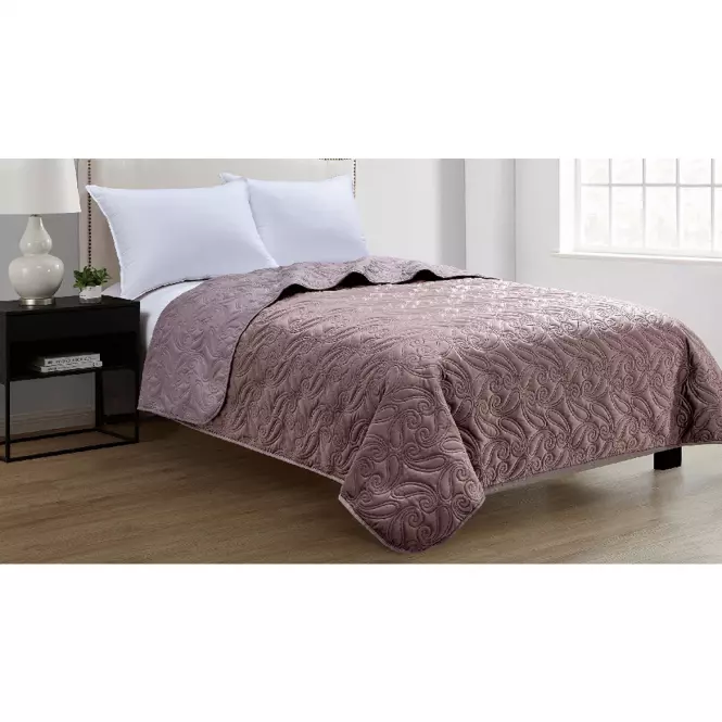 Prikrývka na posteľ Velvet D6 220x250