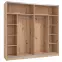 Skriňa Mondego 220 artisan/biely lesk,5