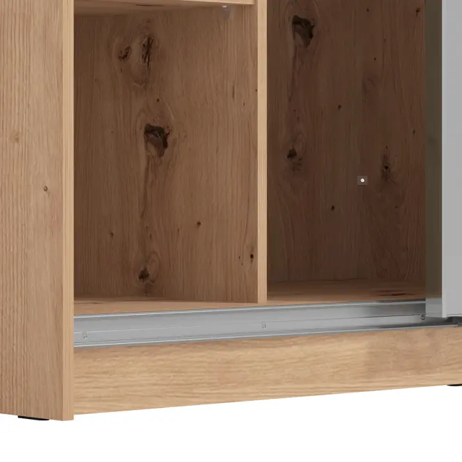 Skriňa Mondego 220 artisan/biely lesk,8