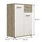 Komoda Jacky 1 Biely/Country Grey,2