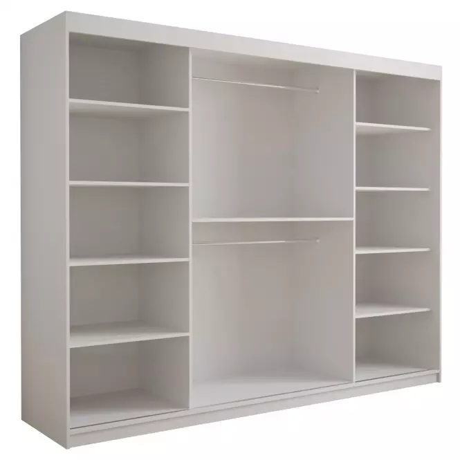 Skriňa Tapi 250 Biely/Šedá