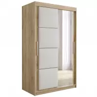 Skriňa Tapi 120 Dąb Sonoma/Biela ekokoža Skriňa Tapi 120 Dąb Sonoma/Biela ekokoža