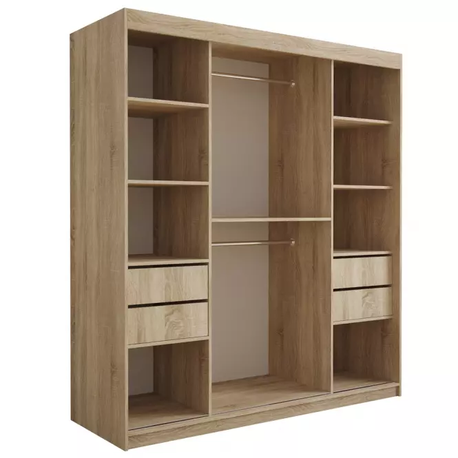 Skriňa Tapi 180 Dąb Sonoma/Ružová