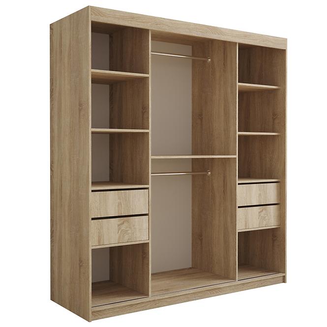 Skriňa Tapi 180 Dąb Sonoma/Ružová