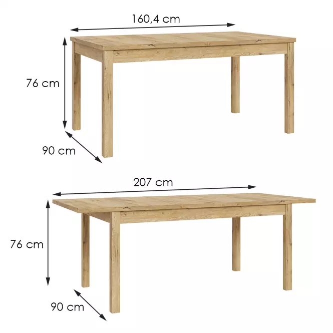 Rozkladací stôl Solletico 160