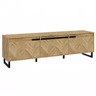TV stolík Solletico dub spica rybia kosť / dub bartex