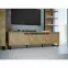 TV stolík Solletico dub spica rybia kosť / dub bartex,8