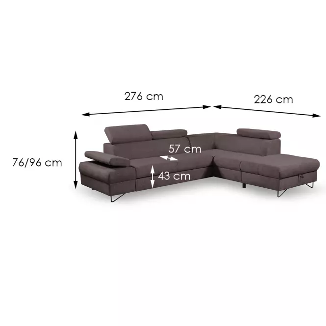 Rohová sedacia súprava Flavo P Loft 4