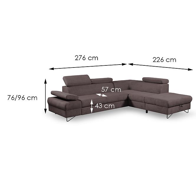 Rohová sedacia súprava Flavo P Loft 4