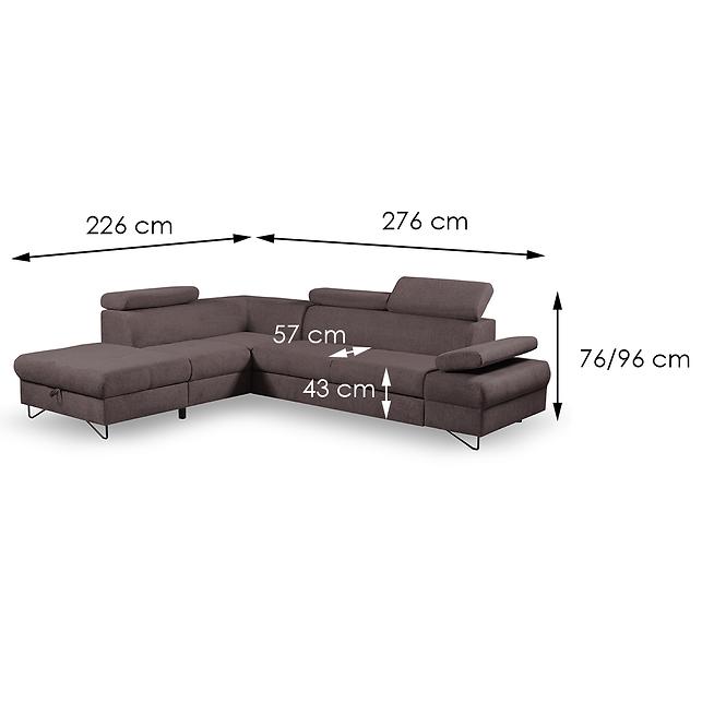 Rohová sedacia súprava Flavo L Loft 4