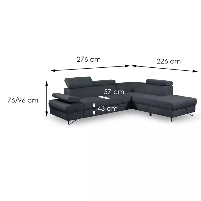 Rohová sedacia súprava Flavo P Loft 24
