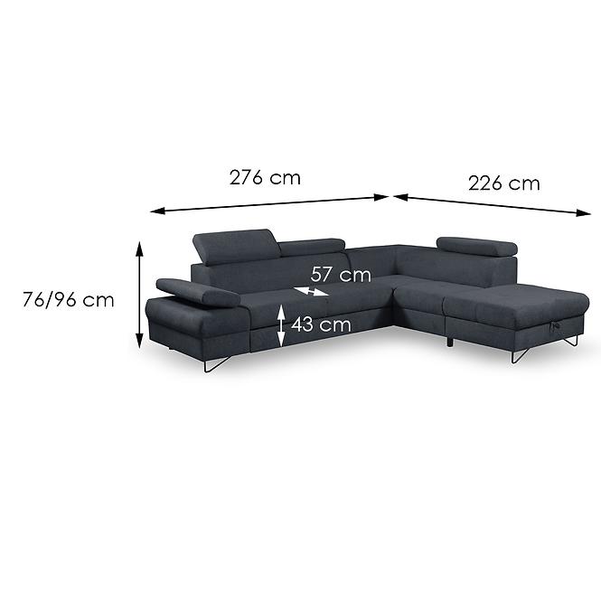 Rohová sedacia súprava Flavo P Loft 24