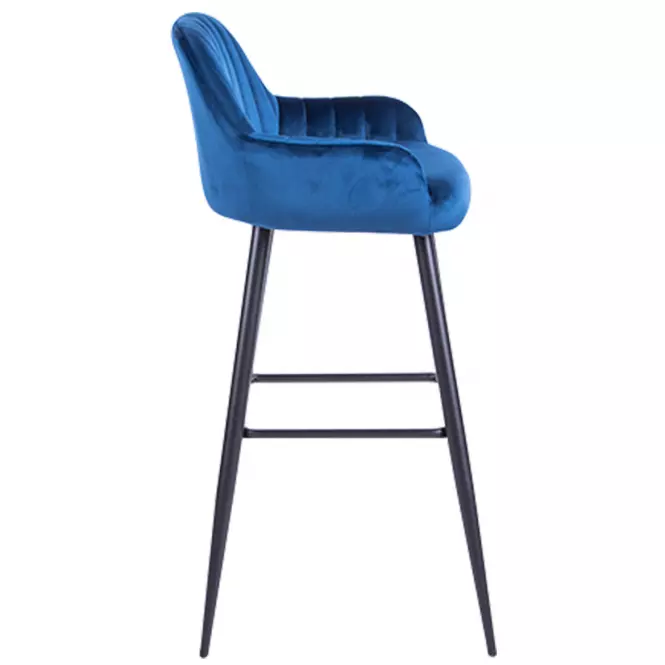 Barová stolička  2-170ap Blue Velvet