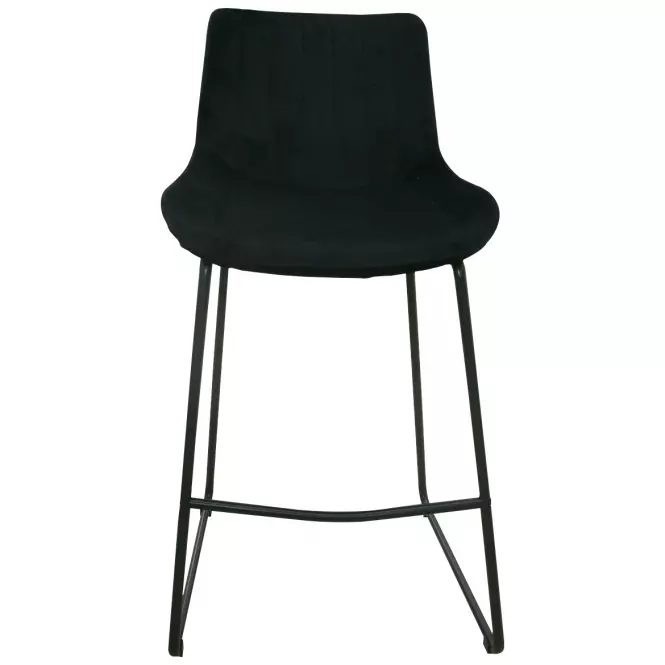 Barová stolička  2-184a Black Velvet