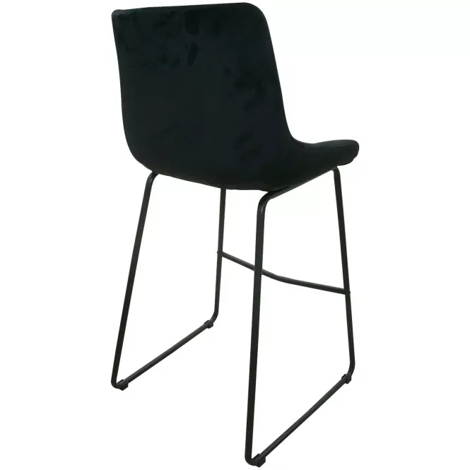 Barová stolička  2-184a Black Velvet