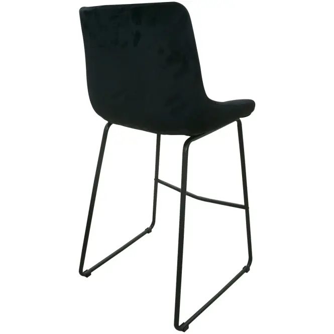 Barová stolička  2-184a Black Velvet,4