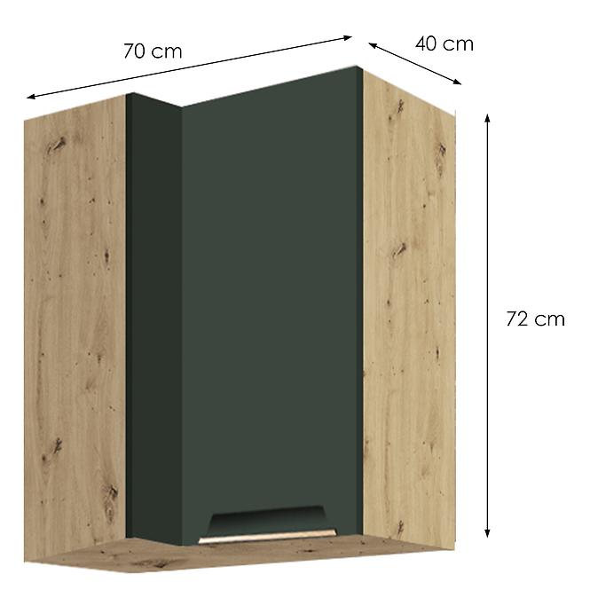 Skrinka do kuchyne Glamour 45g pravá Green