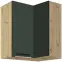 Skrinka do kuchyne Glamour54g Green