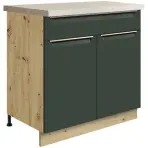 Skrinka do kuchyne Glamour 6d zelená farba