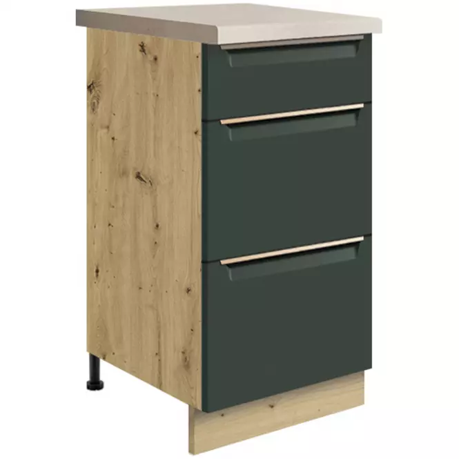 Skrinka do kuchyne Glamour8d Green
