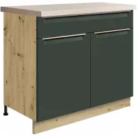 Skrinka do kuchyne Glamour9d Green