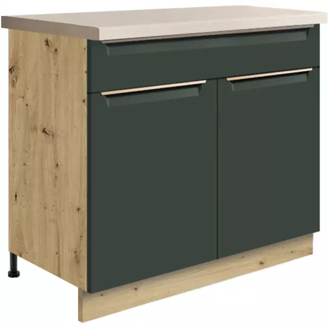 Skrinka do kuchyne Glamour9d Green