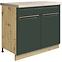 Skrinka do kuchyne Glamour9d Green