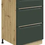 Skrinka do kuchyne Glamour 9d zelená farba