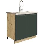 Skrinka do kuchyne Glamour12d Green
