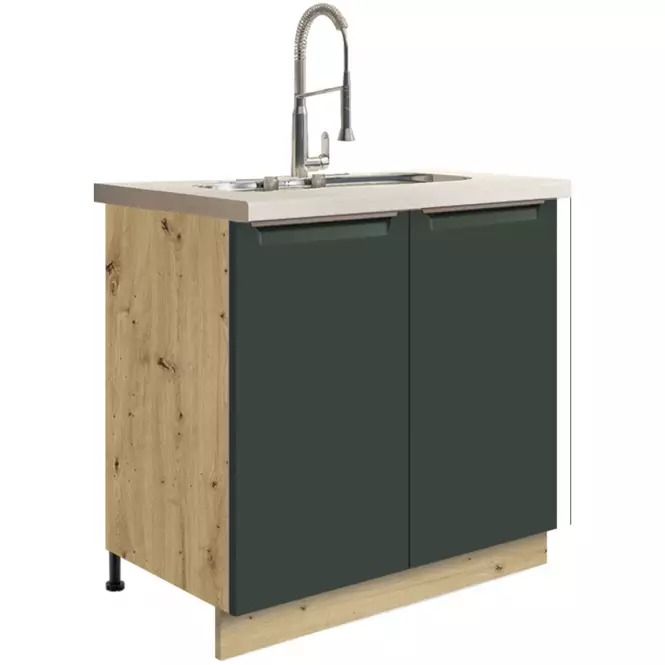 Skrinka do kuchyne Glamour12d Green