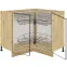 Skrinka do kuchyne Glamour 16d Uni Green Cargo,3