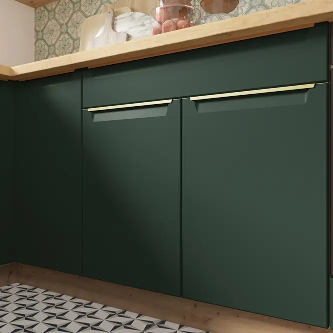 Skrinka do kuchyne Glamour17d Green,4