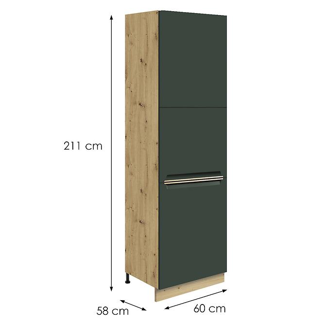 Skrinka do kuchyne Glamour21d Green