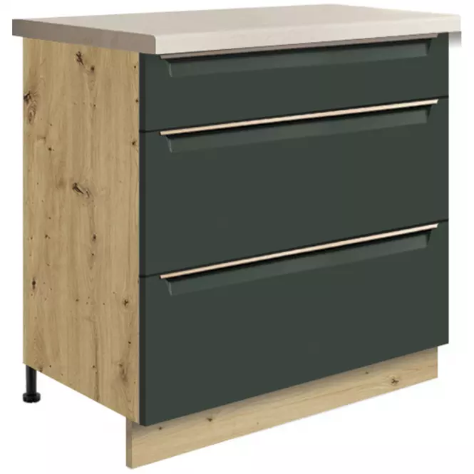 Skrinka do kuchyne Glamour 22d Green