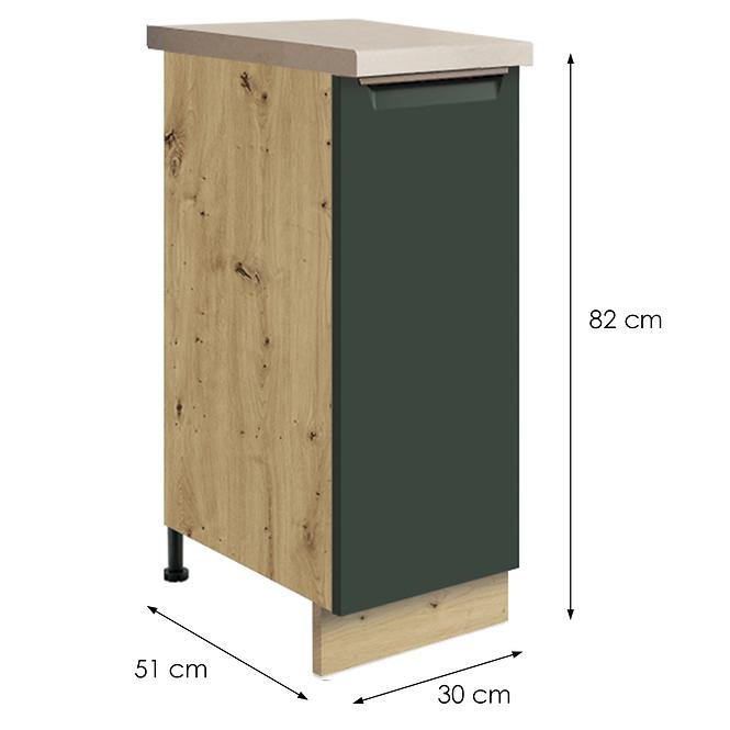 Skrinka do kuchyne Glamour 26d Green Cargo,2