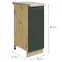Skrinka do kuchyne Glamour 26d Green Cargo,2