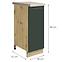 Skrinka do kuchyne Glamour 26d Green Cargo,2