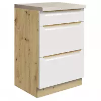 Skrinka do kuchyne Glamour9d White