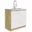 Skrinka do kuchyne Glamour12d White