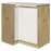 Skrinka do kuchyne Glamour 14d pravá White