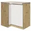 Skrinka do kuchyne Glamour 14d pravá White
