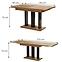 Rozkladací stôl Appia 130/210x80cm Mat čierne nohy Dub Wotan,3