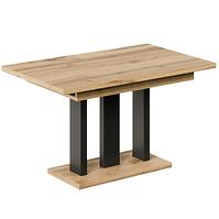 Rozkladací stôl Appia 130/210x80cm Mat čierne nohy Dub Wotan