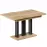 Rozkladací stôl Appia 130/210x80cm Mat čierne nohy Dub Wotan